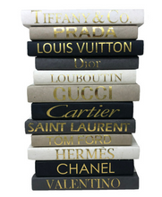 Load image into Gallery viewer, Decorative Books: Gold Lettering on Neutral Spine
