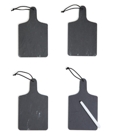 Slate Personal Charcuterie Board set/4