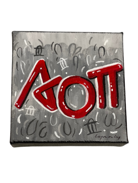Sorority Graffiti Canvas