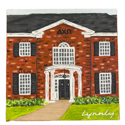 6x6 Actual Colors Sorority House Canvas