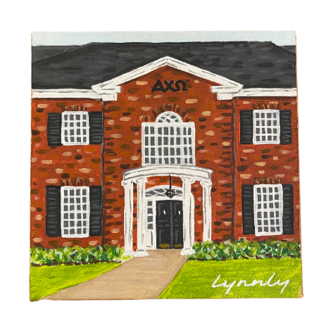 6x6 Actual Colors Sorority House Canvas