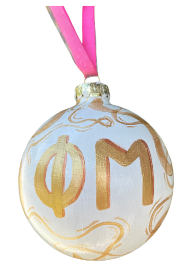 Sorority Glass Ornament