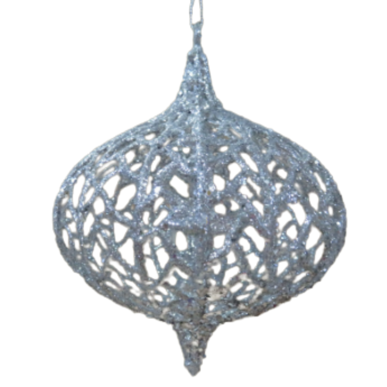 Silver Onion Ornament