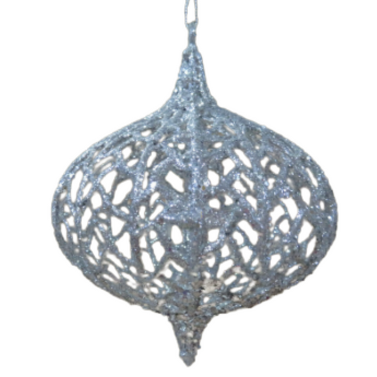 Silver Onion Ornament