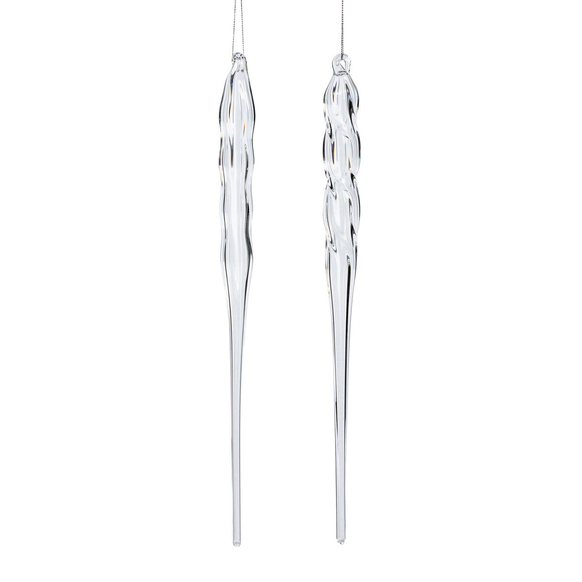 Glass Icicle Ornament