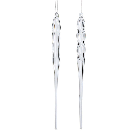Glass Icicle Ornament