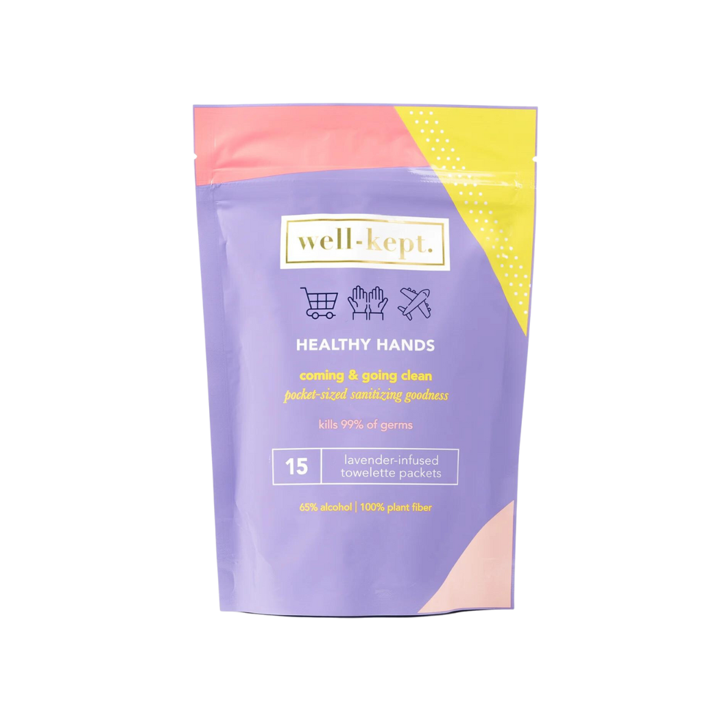 Healthy Hands -Lavender infused wipes