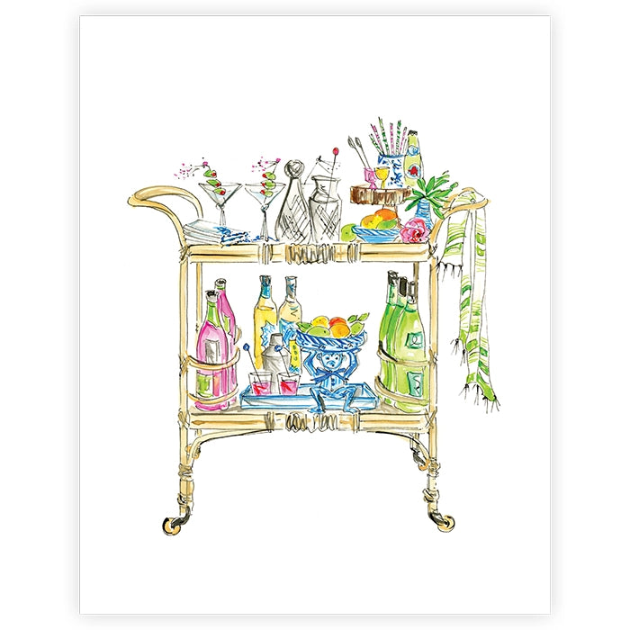 Hand Painted Water Color Print