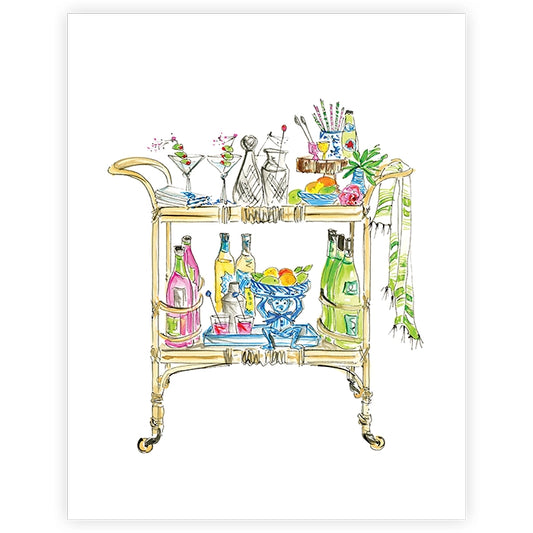 Hand Painted Water Color Print