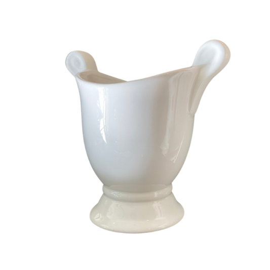 Cachepot Large White w Handles