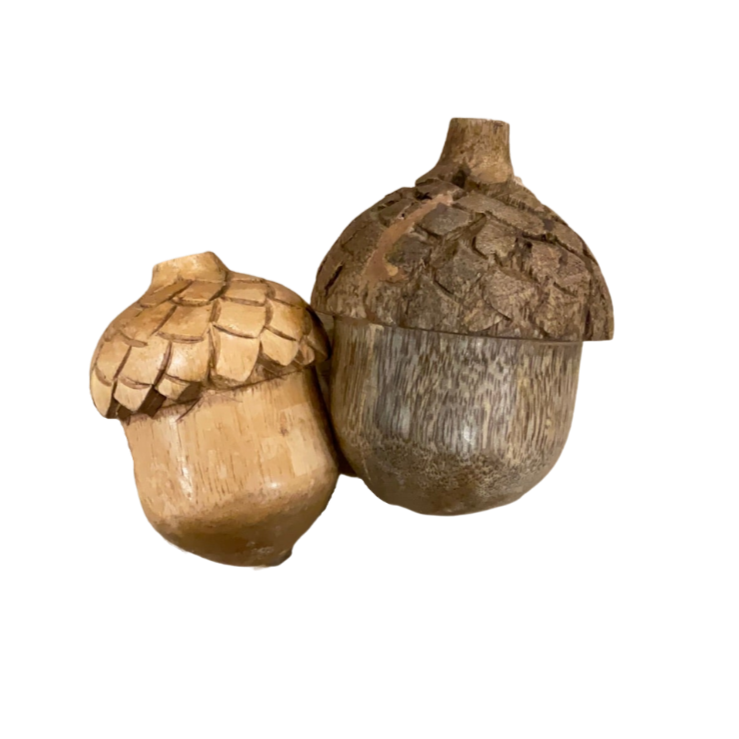 Carved Acorn