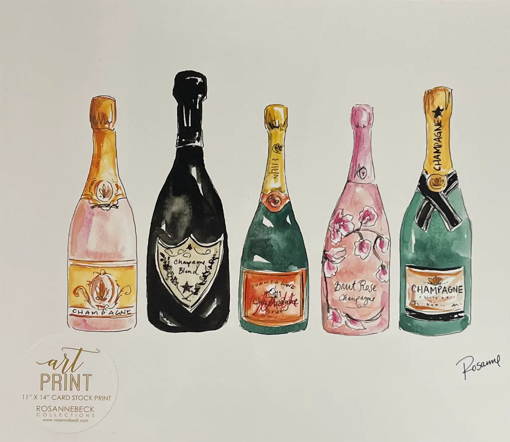 Hand Painted Water Color Print