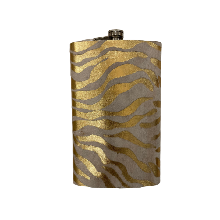 Large Cowhide Flask