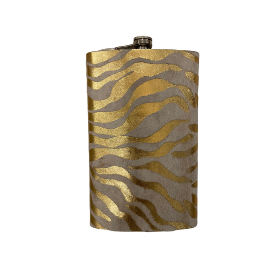 Large Cowhide Flask