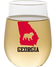 Load image into Gallery viewer, UGA shatterproof stemless wine
