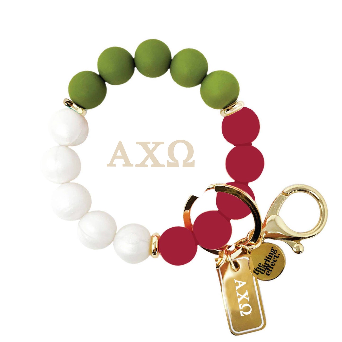 Sorority Hands Free Key Chain Wristlet