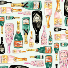 Load image into Gallery viewer, Champagne Bottle Themed Gift Wrap

