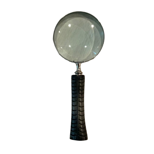 Engraved Magnifier in Black