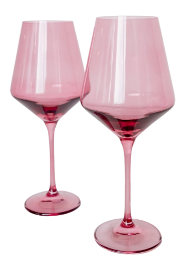 Estelle Rose Stemware Set of Two