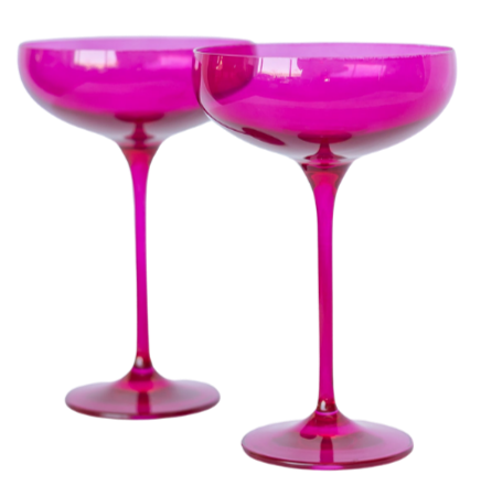 Estelle Viva Magenta Champagne Coupe