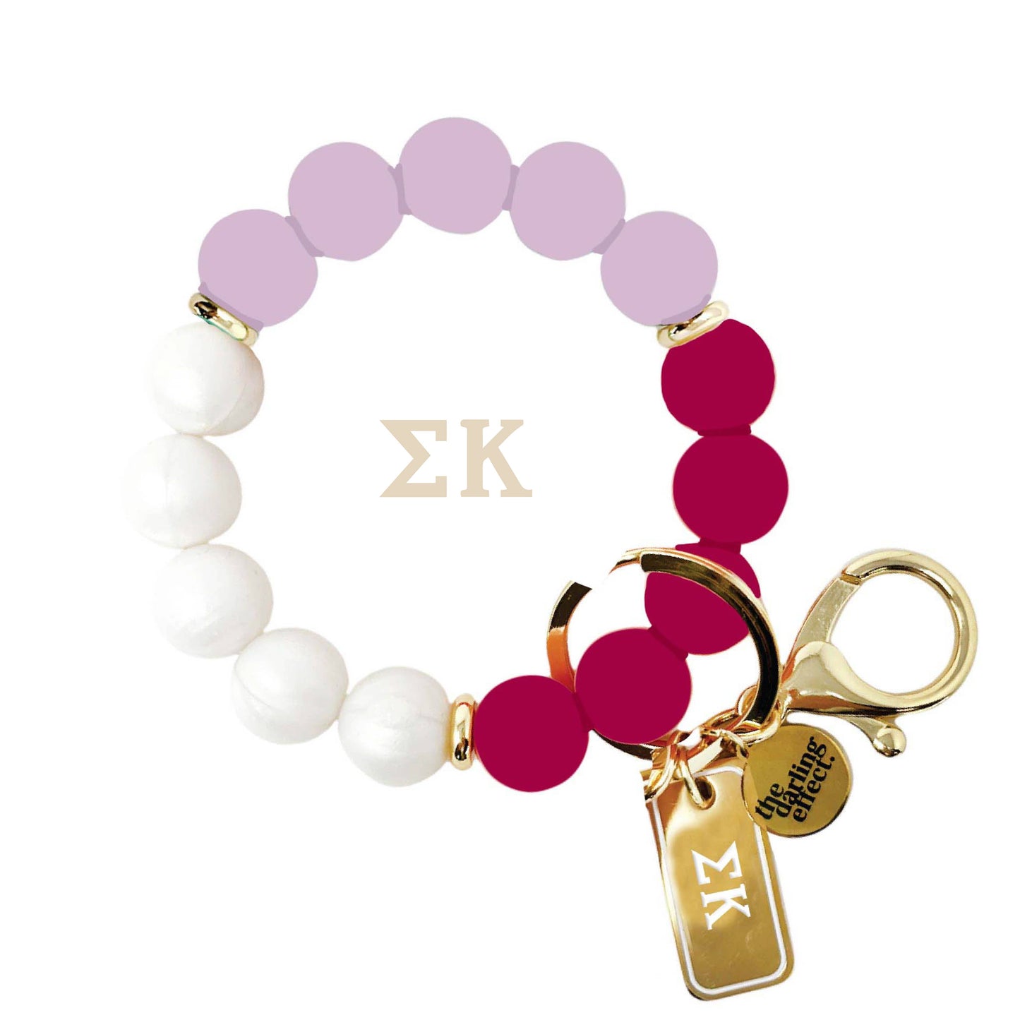 Sorority Hands Free Key Chain Wristlet