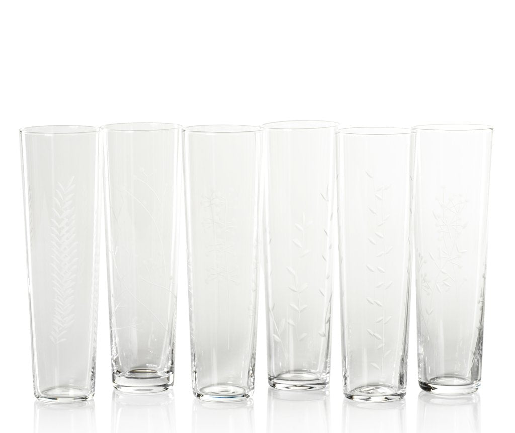 Zodax Flora Etched Flute