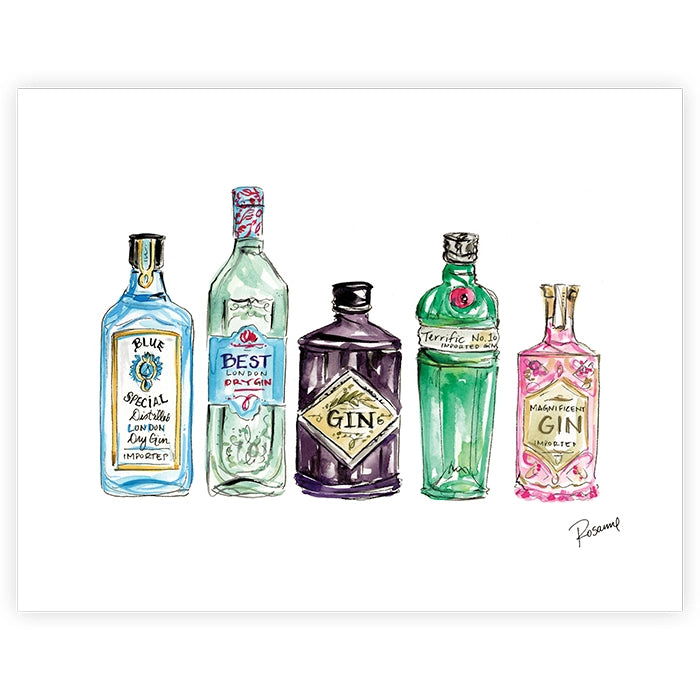 Hand Painted Water Color Print