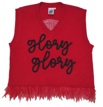 Load image into Gallery viewer, Queen Of Sparkles &quot;GLORY GLORY&quot; Feather Sweater
