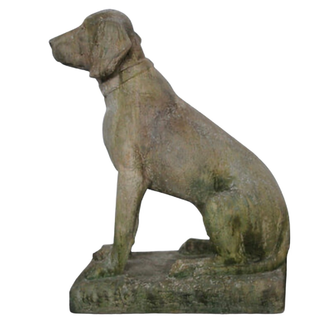 Sitting Hound Dog