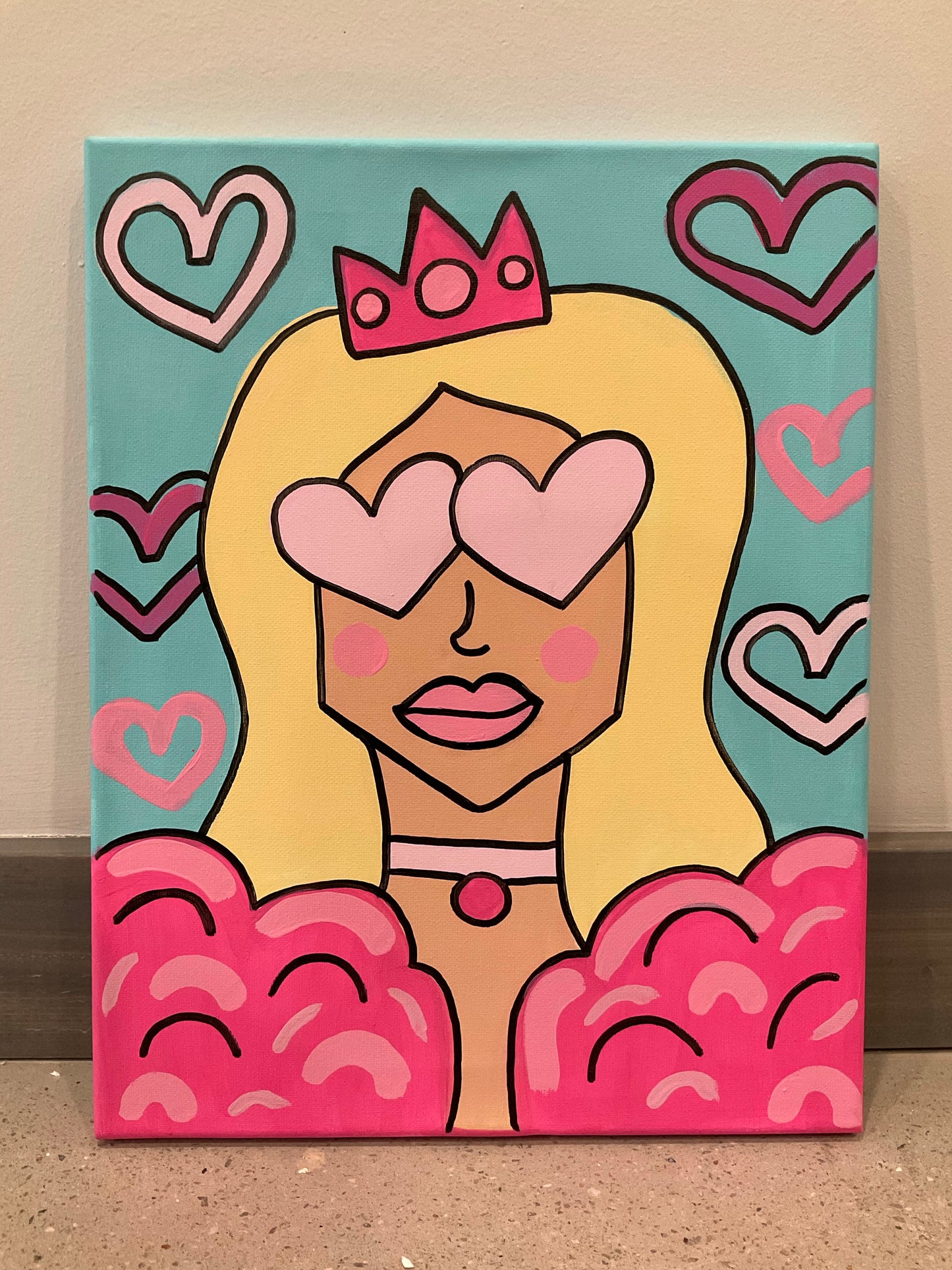 Funky Girl Painting