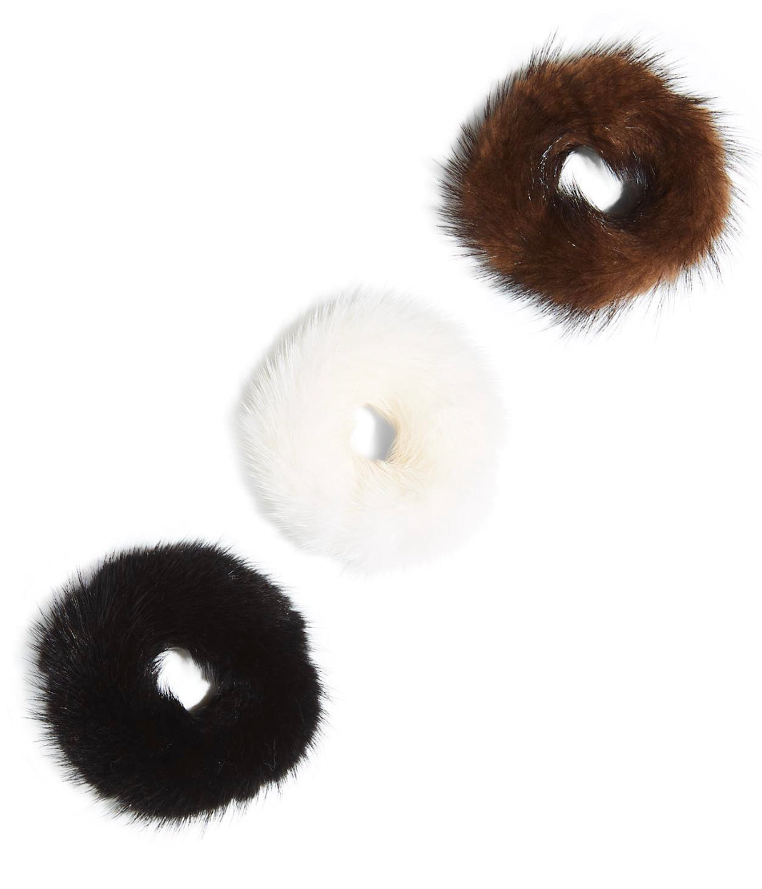 Mink Fur Scrunchie