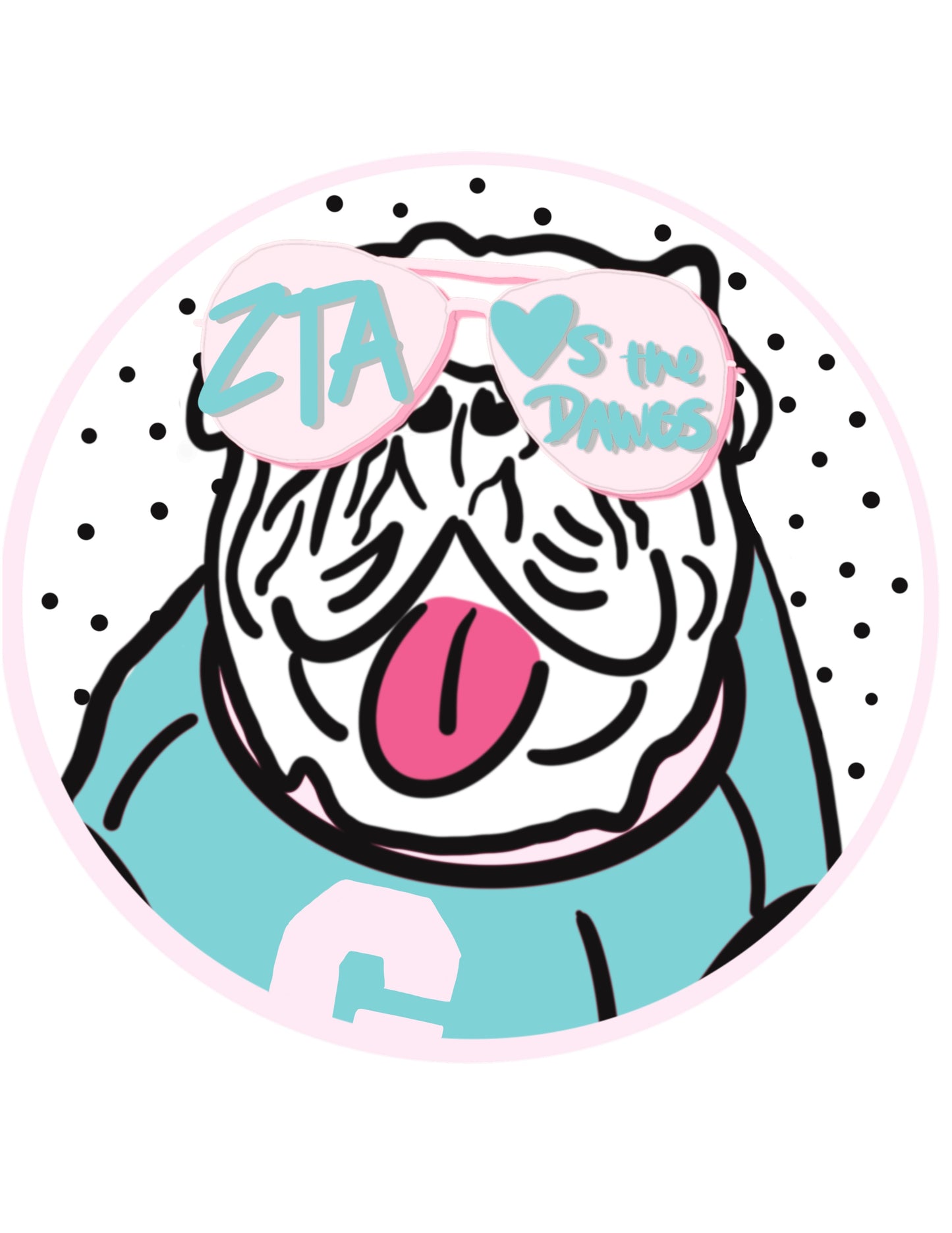 Sorority Game Day Buttons