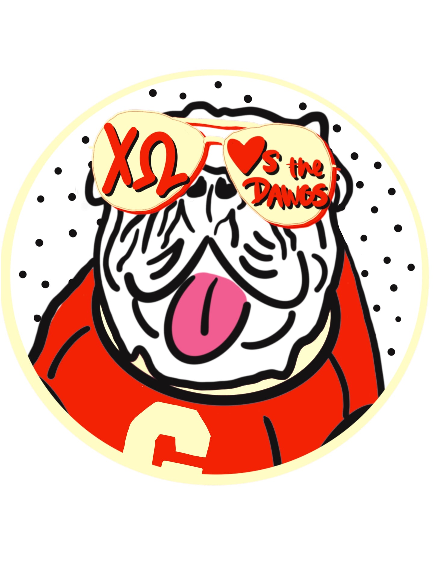 Sorority Game Day Buttons