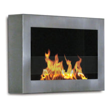 Load image into Gallery viewer, Stainless Wall Mount Fireplace
