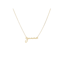 Load image into Gallery viewer, Sorority Italic Font Necklace
