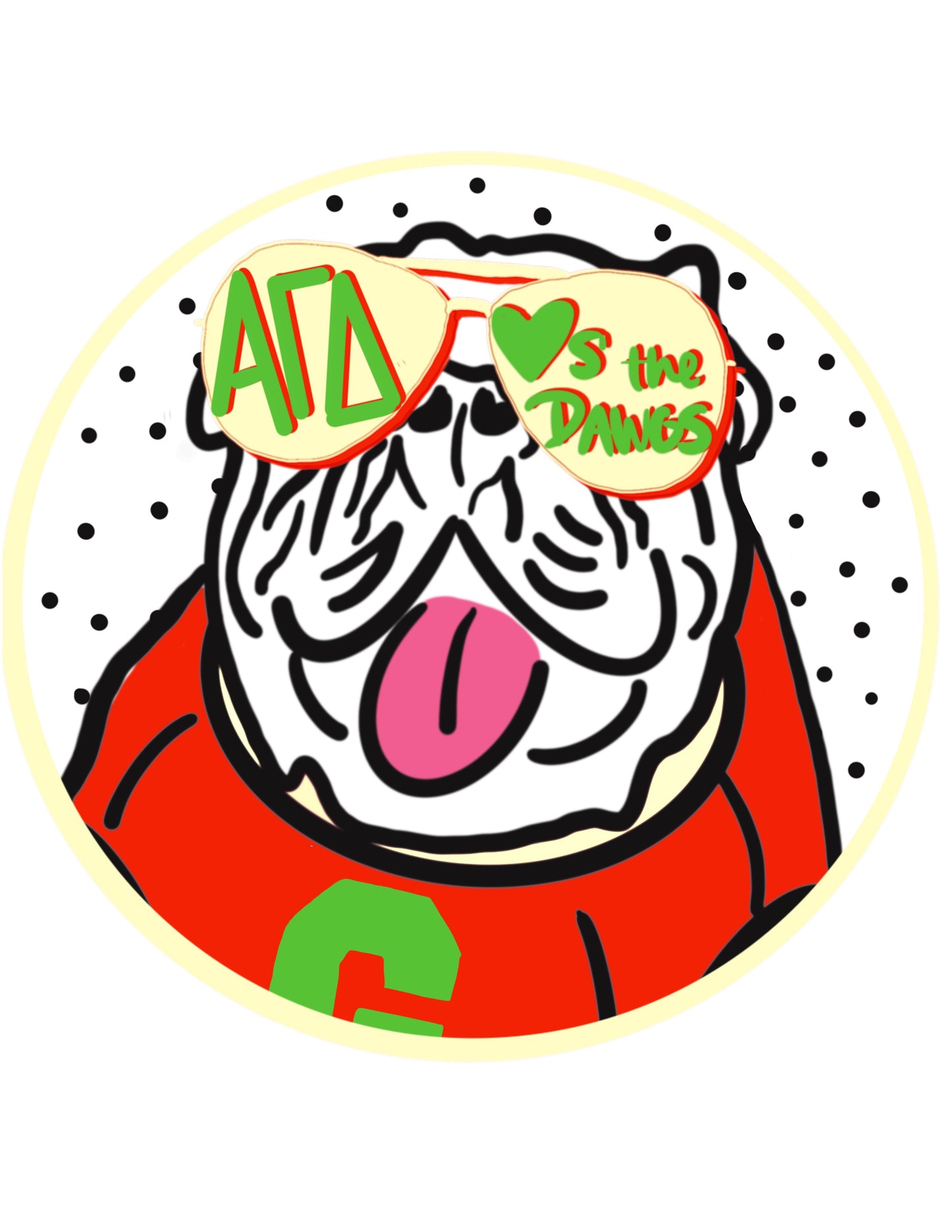 Sorority Game Day Buttons
