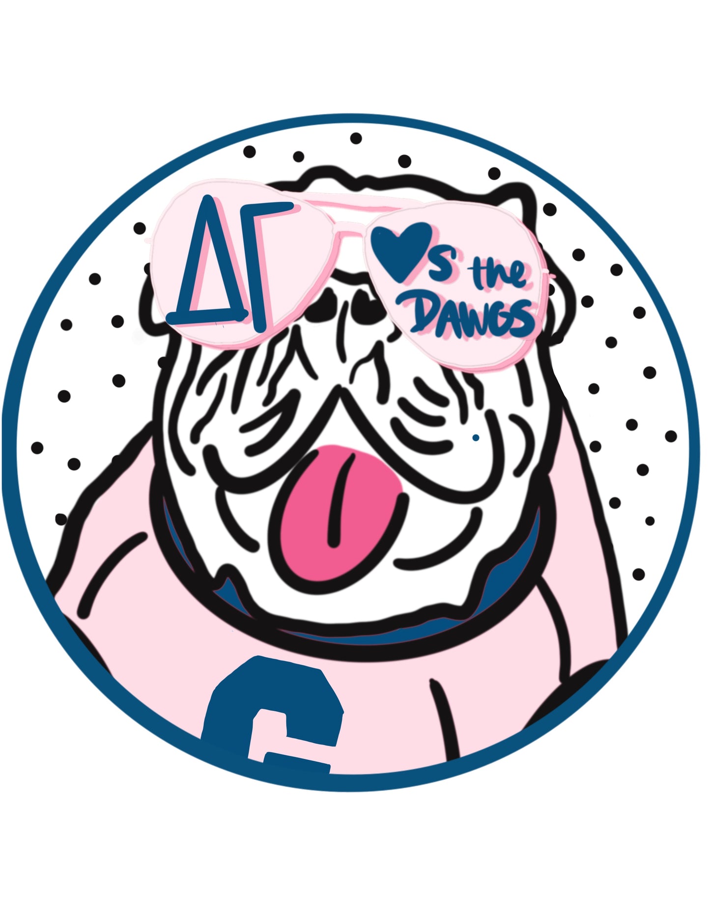 Sorority Game Day Buttons