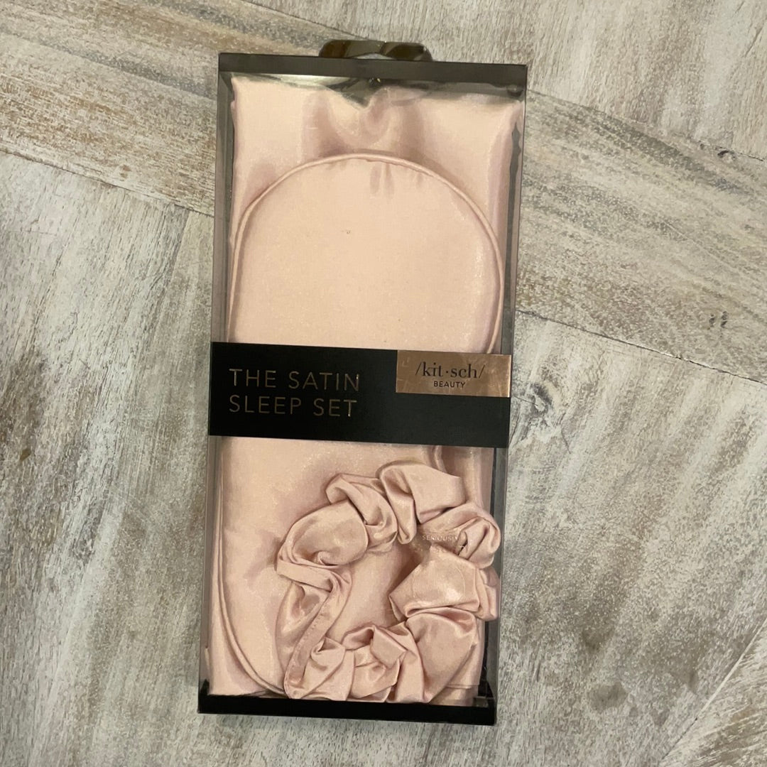 Satin Sleep Set- Blush