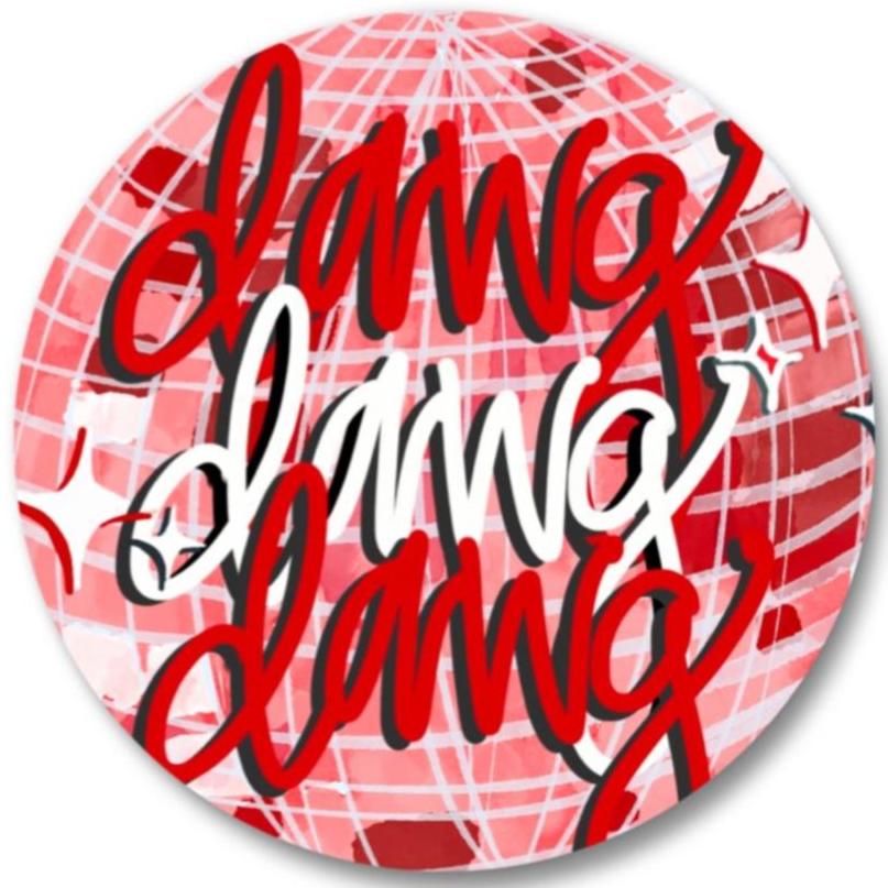 UGA Disco Button