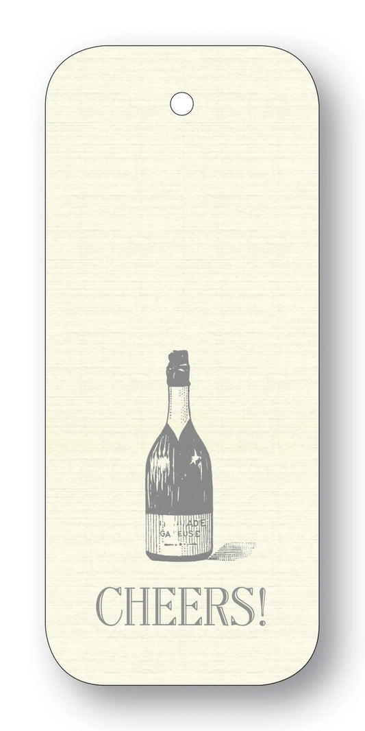 Cheers! Wine Bottle Gift Tags