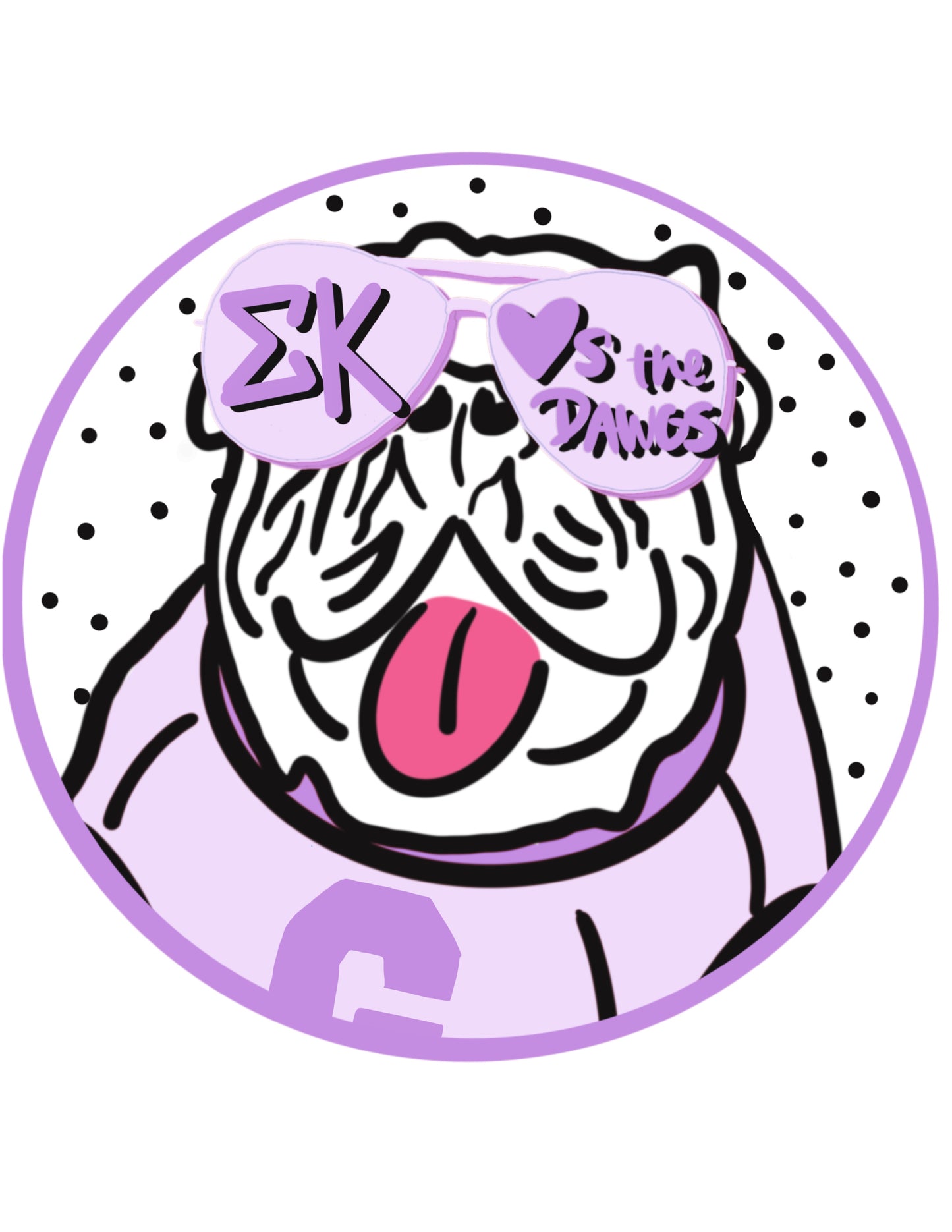 Sorority Game Day Buttons
