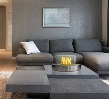 Load image into Gallery viewer, Curved Stainless Tabletop Fireplace
