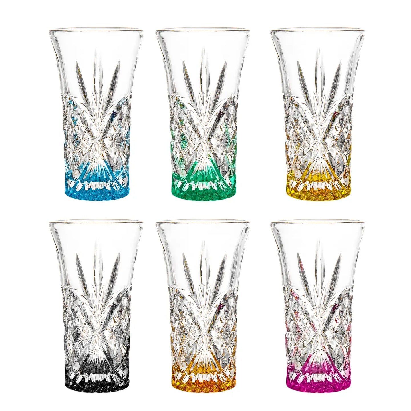 Colored Crystal shot glass