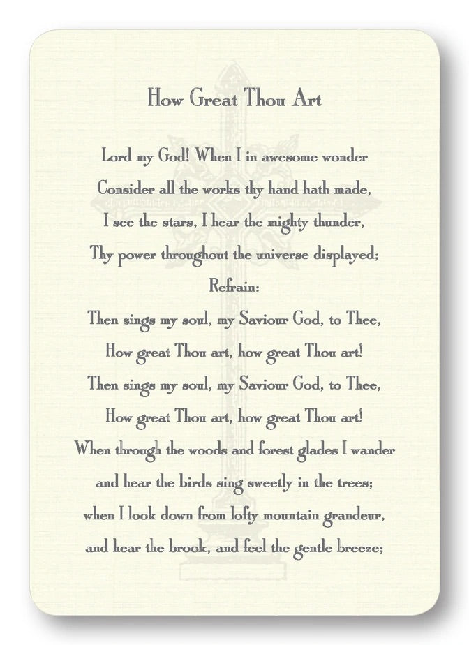 How Great Thou Art Print