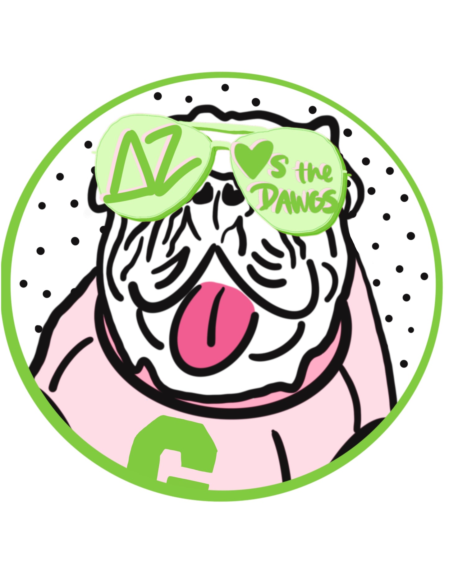 Sorority Game Day Buttons