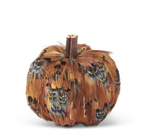 Load image into Gallery viewer, 3.25&quot; Assorted Feather Pumpkins
