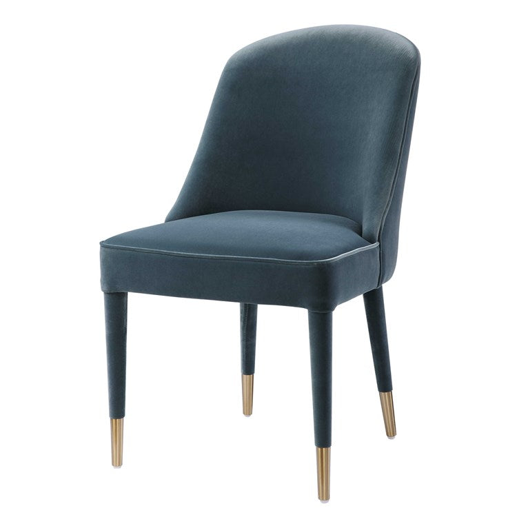 Brie Armless Blue Chair