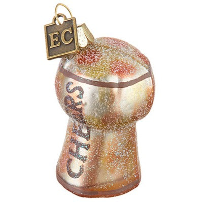 2.25” EC Cheers Cork Ornament