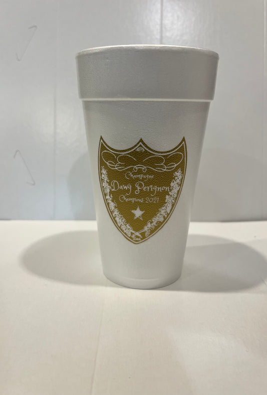 “Dawg Perignon” Styrofoam Cups