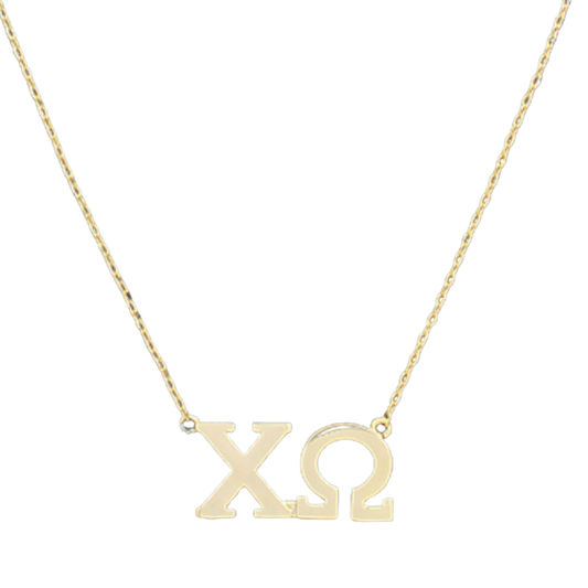 Sorority Greek Letter Necklace